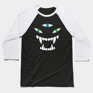 cute monster face Baseball T-Shirt